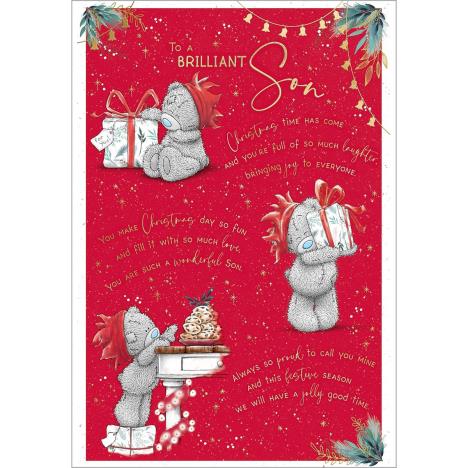 Brilliant Son Verse Me to You Bear Christmas Card £3.59